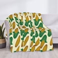 thumbnail image 4 of Throw Blanket for Couch, Corn 8 Super Soft Fuzzy Comfy Warm Throw Blanket, Cuteness Lightweight Cozy Plush Flannel Blanket & Throws for Sofa and Bed All Season, 4 of 5