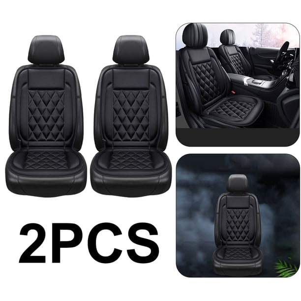 Cubierta Asiento Con Calefacción para Automóvil Eléctrico 12V Cojín Calefacción para Automóvil Accesorios para Automóviles (Negro)