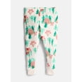 thumbnail image 3 of Holiday Time Toddler Girls Top and Pants Fleece Pajama Set, 2-Piece, Sizes 12M-5T, 3 of 5