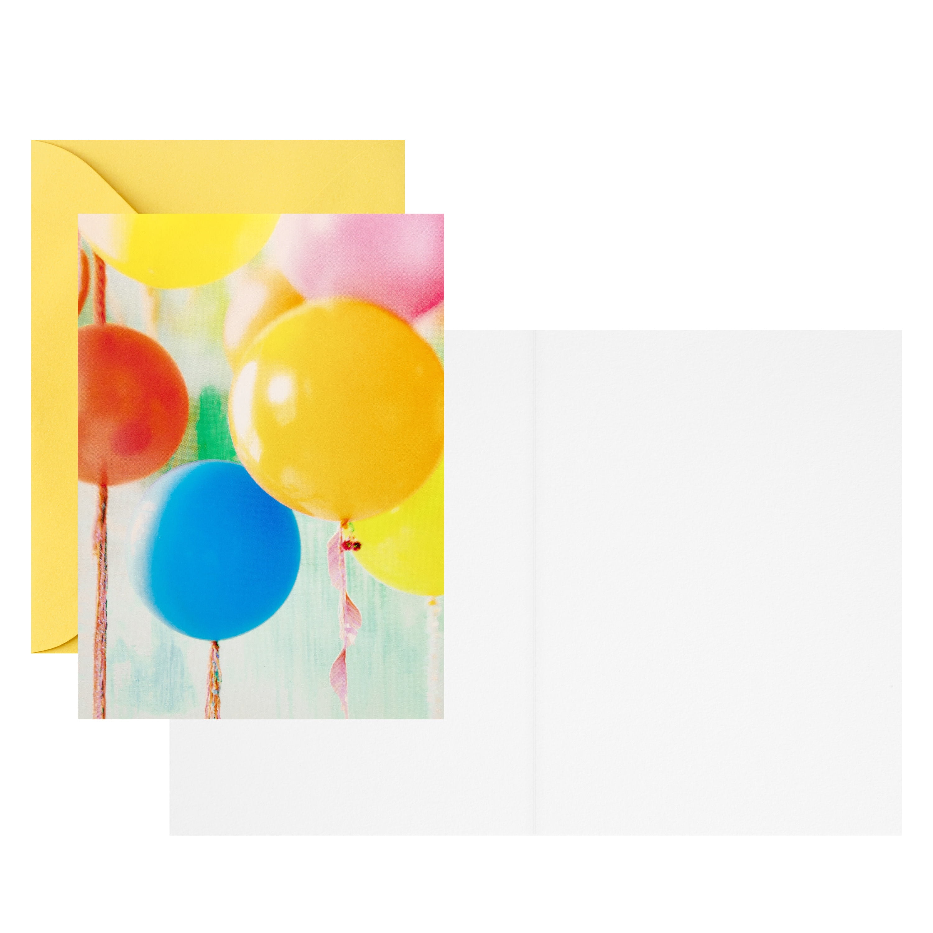 Hallmark Blank Notes (Floating Balloons), Pack of 20