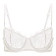 thumbnail image 1 of Sostén DOBREVA 42DD de Encaje Push Up Talla Grande Marfil, 1 of 7