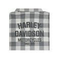 thumbnail image 2 of Harley-Davidson Little Boys B&S Short Sleeve Plaid Flannel Toddler Shirt (4T/5T), Harley Davidson, 2 of 2