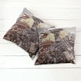 thumbnail image 6 of Ambesonne Chocolate Throw Pillow Cover 2 Pack, Assorted Chocolate Bars, 24", Dark Brown Brown Ivory, 6 of 7