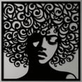 thumbnail image 3 of Cuadro Decorativo de Metal con Diseño afro Grande, 3 of 4