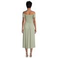 thumbnail image 4 of Nine.Eight Women's Off The Shoulder Smocked Dress, 4 of 5