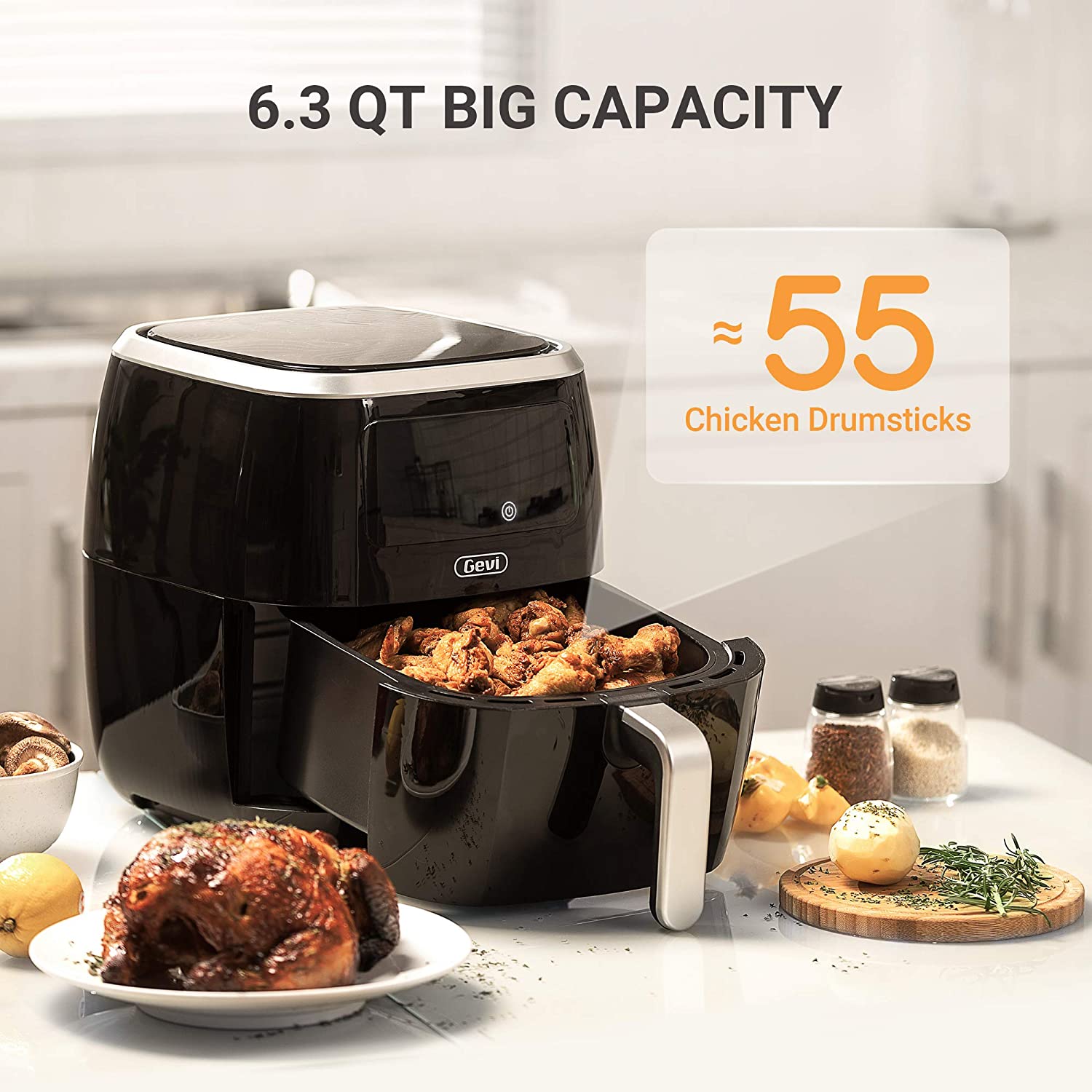 gevi air fryer toaster oven