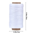 thumbnail image 3 of Jupean Leather Sewing Waxed Thread, for Leather Craft DIY, Sewing Trim, White, 3 of 6