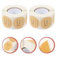 thumbnail image 2 of Miangastore 2 Rolls Handmade Stickers DIY Round Adhesive Labels Round Sealing Stickers Tags, 2 of 8