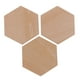 thumbnail image 3 of 50/100/200 piezas de MDF natural grueso con formas hexagonales para manualidades para hacer joyas. 50 piezas 60 mm, 3 of 9