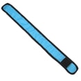 thumbnail image 2 of Adjustable LED Light Up Armband Reflective Luminous Bracelets for Outdoor Night Running Blue,, 2 of 5