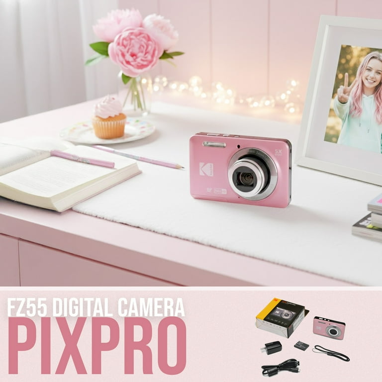 Kodak PixPro Friendly Zoom FZ55 16MP 1080p Full HD Digital Camera