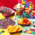 thumbnail image 2 of Bandejas desechables de papel mexicano para comida, paquete de 50 unidades Dunzoom, 2 of 6