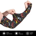 thumbnail image 3 of Goofa Monster Truck Pattern UV Sun Protection Arm Sleeves, UPF 50 Sports Cooling Arm Compression Sleeves for Men Women Teenager, 3 of 8