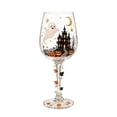 thumbnail image 2 of Halloween 3D Wine Glass Collection Gift Box Set, Pumpkin Witch Stemmed Wine Glass with Gothic Design, Halloween Party Drinkware & Spooky Holiday Gift,1PCS, 2 of 7