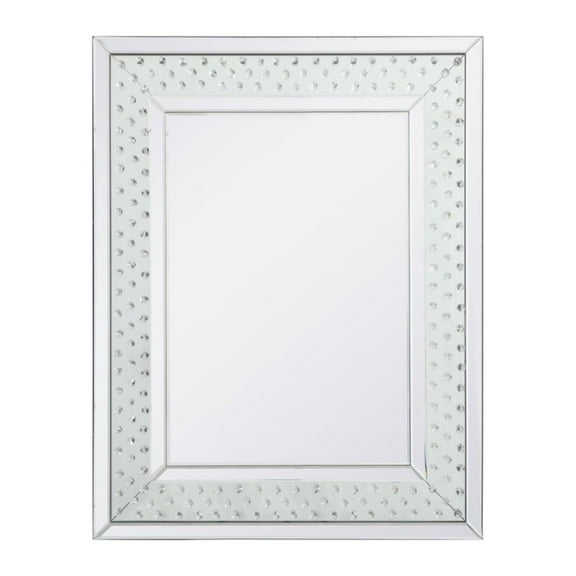 Sparkle collection crystal mirror 28 x 36 inch