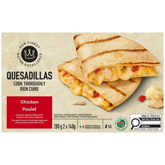 Our Finest Chicken Quesadillas, 2 x 140g
