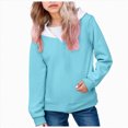 thumbnail image 3 of Godom Girls Sweatshirts Long Sleeve with Pocket Girl Hoodies Casual Fashion Fall Winter Clothes, 3 of 7