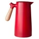 thumbnail image 2 of Insulated Vacuum Kettle Pot for Tea Water and Coffee Glass Liner Multiple Layers for Home Camping Red 1L, 2 of 5