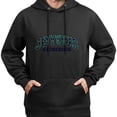 thumbnail image 3 of Sudadera con Capucha de Letras a Cuadros "JOYOUS GATHERING", 52% Algodón 48% Poliéster para Hombres y Mujeres, 3 of 5