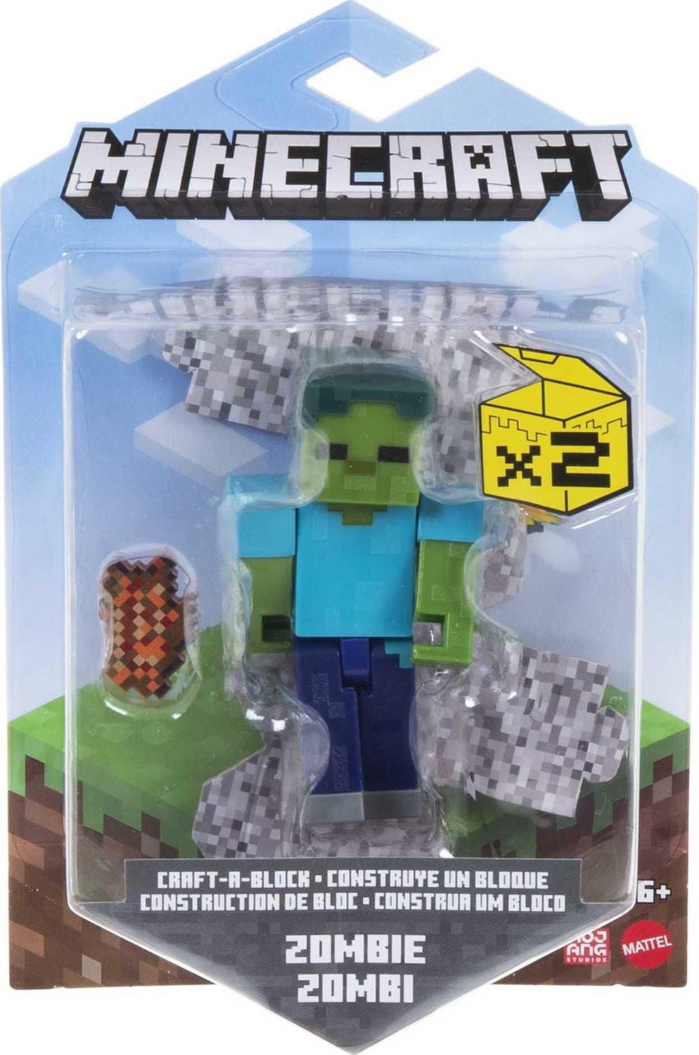 Minecraft Zombie Figure