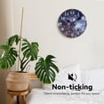 thumbnail image 3 of Wall Clocks Battery Operated, Mid Century Atomic Black Cat Silent Non Ticking Decorative Indoor Outdoor Wall Clocks for Living Room Kitchen Bedroom Bathroom 12", 3 of 6
