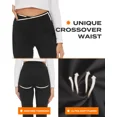 thumbnail image 4 of Women’s Flare Yoga Pants, Crossover High Waisted Casual Bootcut Leggings, 4 of 6