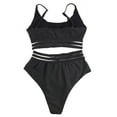 thumbnail image 5 of Women Bikini Set Swimwear Sexy Slimming Sling Stitching Swimsuits, 5 of 5
