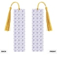 thumbnail image 2 of Kdxio Stripes and Sprigs of Lavender Print Metal Tassel Bookmarks,Perfect Gift for Art Lovers and Bookworms Metal Bookmarks for Women, 2 of 8