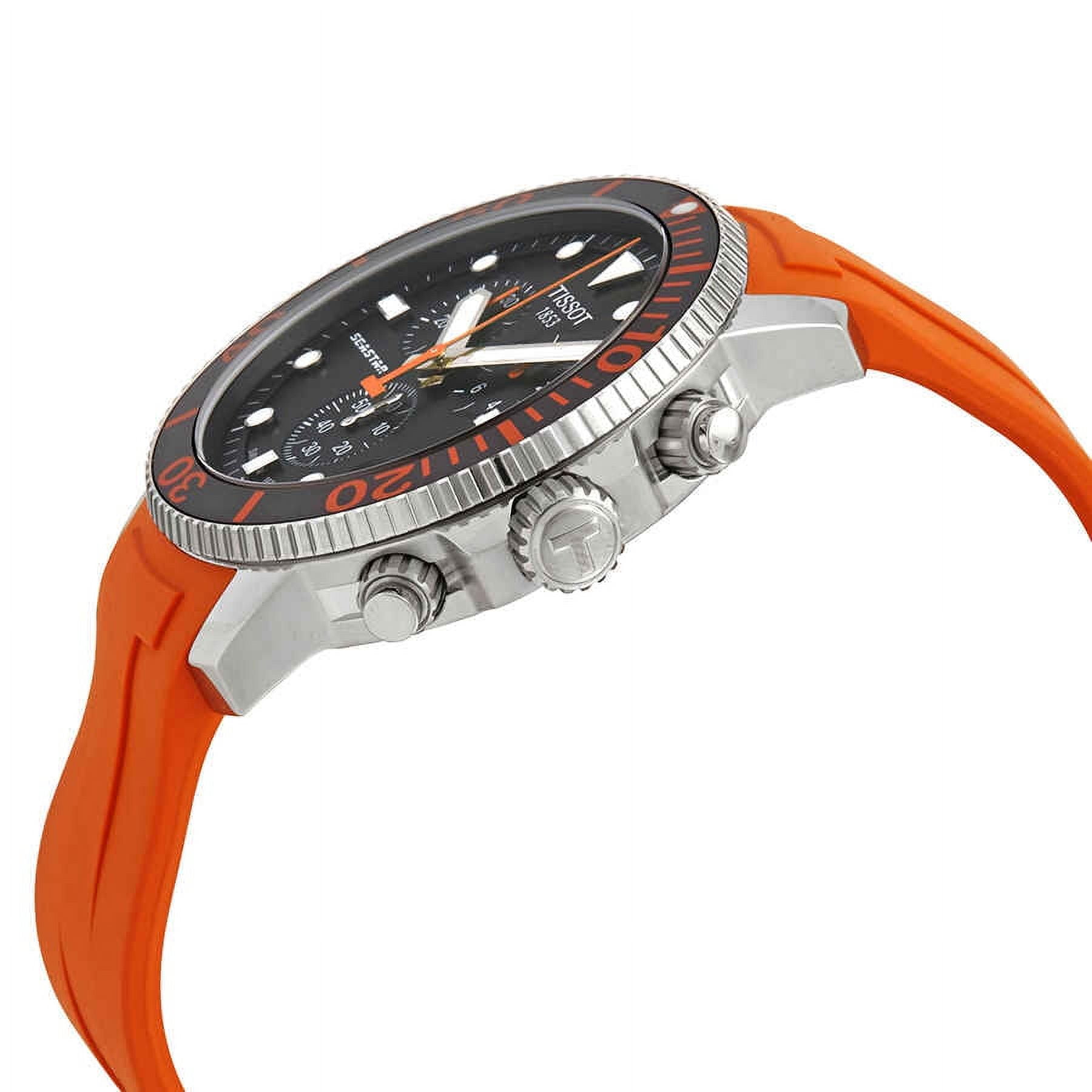 Tissot orange shop and black watch