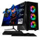 thumbnail image 1 of Xtreme PC Gaming AMD Radeon 760M Ryzen 5 8600G 16GB DDR5 SSD 1TB Monitor 27 75Hz WIFI Kronos Black, 1 of 6