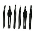 thumbnail image 6 of HONMEET Black Eyebrow Tweezer Set, Ergonomic Stainless Steel Precision Makeup Tool for Grooming and Beauty Care, 6 of 8
