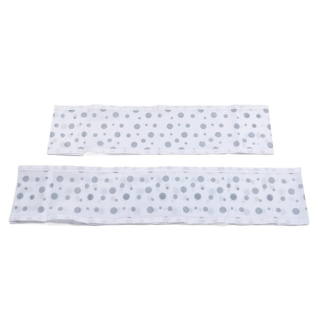 Forro De Malla Transpirable Para Cuna De 2 Piezas Parachoques De Cuna De Malla Transpirable Para Cunas De Tamaño Completo Patrón De Puntos Evita Caídas Malla De Parachoques