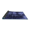thumbnail image 2 of Ahgly Company Indoor Square Abstract Blue Modern Area Rugs, 7' Square, 2 of 4