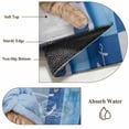 thumbnail image 6 of Funny Cat Area Rugs 8'x10', Washable Small Throw Rugs for Living Room Patio, Cute Art Modern Lovely Animals on Showering Blue Indoor Outdoor Rug Non-Slip Low Pile Carpet Runner Reversible Floor Mats, 6 of 8