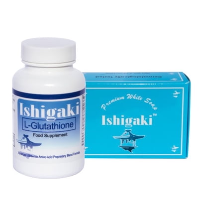 ishigaki glutathione capsules Ishigaki Premium Ultrawhite Set - Whitening Soap Bar UK