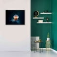 thumbnail image 6 of Epic Graffiti 'Peachy Jellyfish' by Epic Portfolio, Giclee Canvas Wall Art, 34"x26", 6 of 8