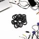 thumbnail image 3 of unbranded 50Ud Protector De Cable Con Protector De Goma Plástico Para Uso Doméstico Color Negro, 3 of 8