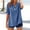 Blue, variant on TRUBKH Womens Button Down Shirts 2026 Vacation Fashion Clothes Linen Shirts for Women Lace Casual Loose Fit Long Sleeve Shirts Boho Tops for Women Army Green L