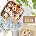 thumbnail image 3 of PLASTICPRO 10 Pack 8 Inch Square Aluminum Pans with Lids Disposable Tin Foil Pans Baking Pans Food Storage, 3 of 8
