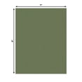 thumbnail image 2 of Dill Green 7x9 Uncut Art Mat Board - No Opening - 25 Mats, 2 of 7