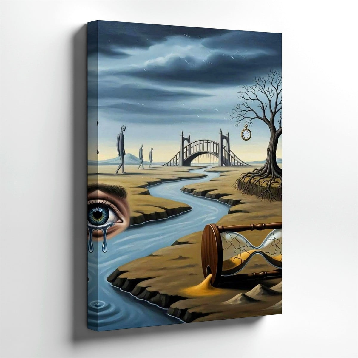 Surreal Desert Landscape Wall Art Print Fantasy Decor