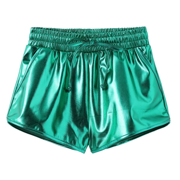 Ymyiu Toddler Girl Shorts with Pockets Girls Bike Under Shorts Bike In Cotton and Sports Dance School 3T 4T (Green,3-4 Years)