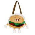 thumbnail image 1 of AMERTEER Sac à Bandoulière pour Fille en Toile en Forme de Hamburger avec Sangle Réglable, 1 of 8