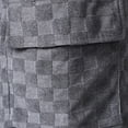 thumbnail image 6 of Men's Jacquard Textured Cargo Shorts 10" Inseam Summer Fashion Short Pants Elastic Waist Drawstring with Pockets 2026 Streetwear, 6 of 7