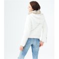 thumbnail image 2 of Aeropostale Womens Full Zip Puffer Jacket, White, Juniors, Medium, 2 of 2
