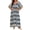 Navy, variant on Women’s Dresses Oversized Beach Drawstring Casual Print V Neck Cover up Batwing Sleeve Kaftan Dresses,Blue (One Size)
