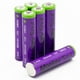 thumbnail image 1 of Pilas Baterías AAA Recargables Monkey Soul 6 piezas 800 mAh, 1 of 6