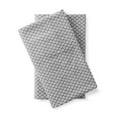 thumbnail image 3 of Mainstays 2-Piece 300 Thread Count Grey Geometric CVC Pillowcase Set, Standard Size, 3 of 5
