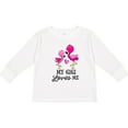 thumbnail image 3 of Inktastic My Gigi Loves Me with Two Flamingos Boys or Girls Long Sleeve Toddler T-Shirt, 3 of 5