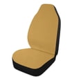 thumbnail image 4 of ALAZA Dark Yellow Car Seat Covers 2 PCs Universal Auto Front Seats Interior Protector, 4 of 7